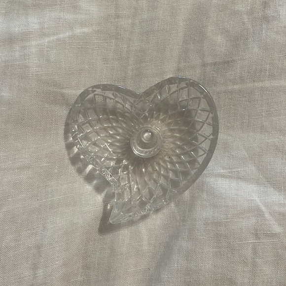 Heart Glass Ring Holder - Picture 1 of 2